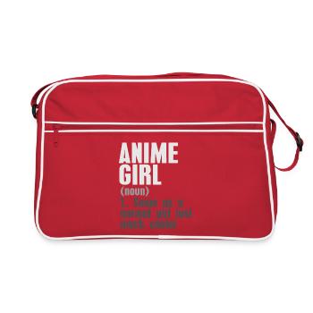 Anime Manga Otaku Kawaii Japan Cosplay Comic - Retro Bag - red/white - Front