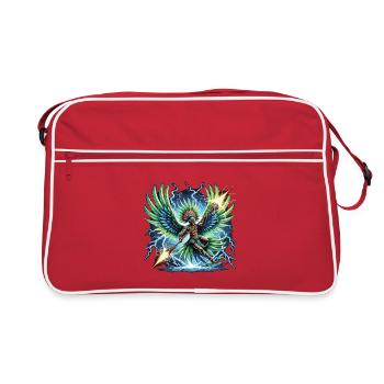 World Form Winged Warrior Aztecs - Retro Bag - red/white - Front