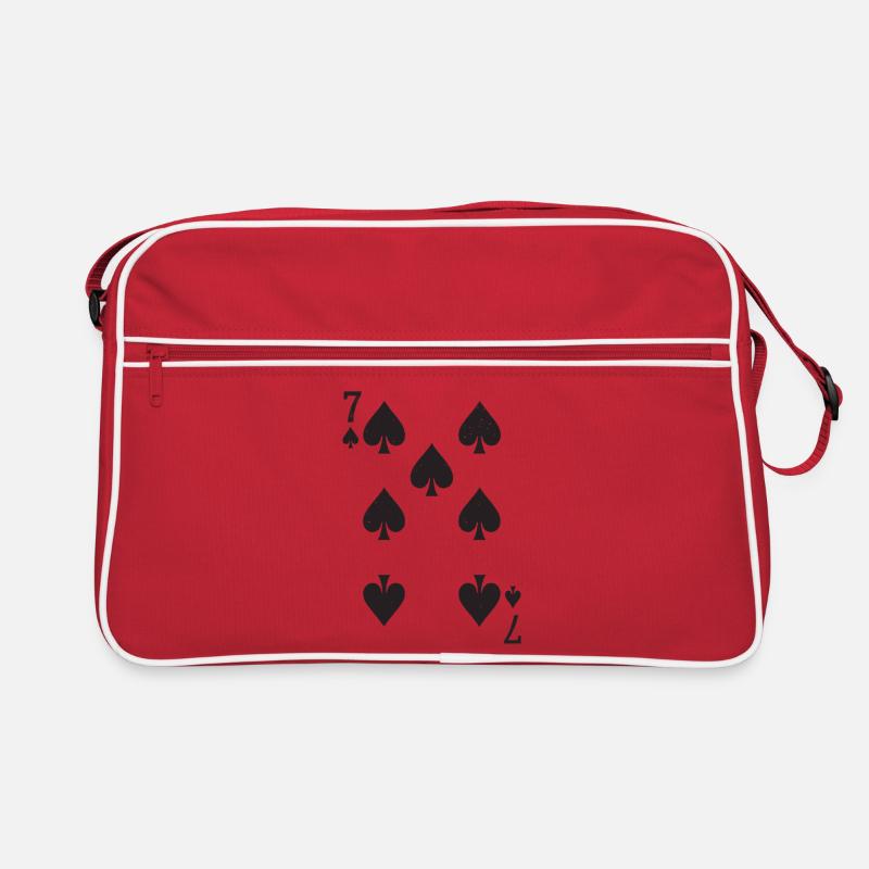 Seven Spades Hearts Pattern Spades Retro Bag