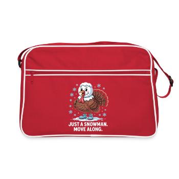 Pas de dinde pour le dîner - Sac Retro - rouge/blanc - Devant