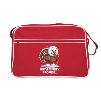 Pas de dinde pour le dîner - Sac Retro - rouge/blanc - Devant