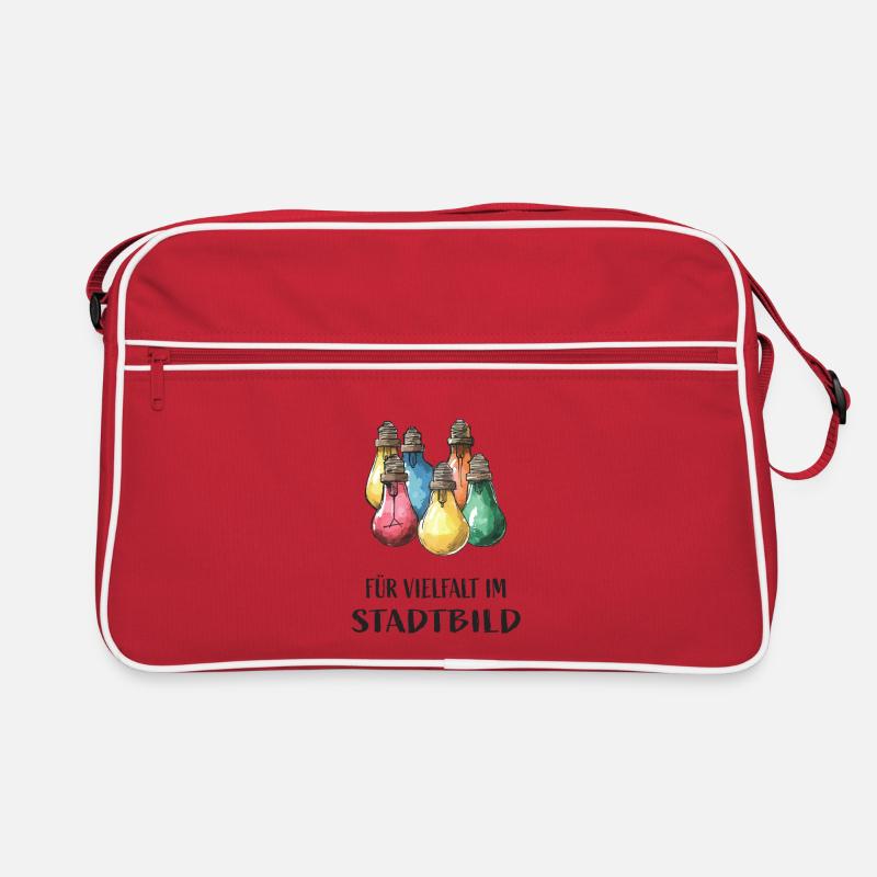 Pour la diversité dans le paysage urbain Sac Retro