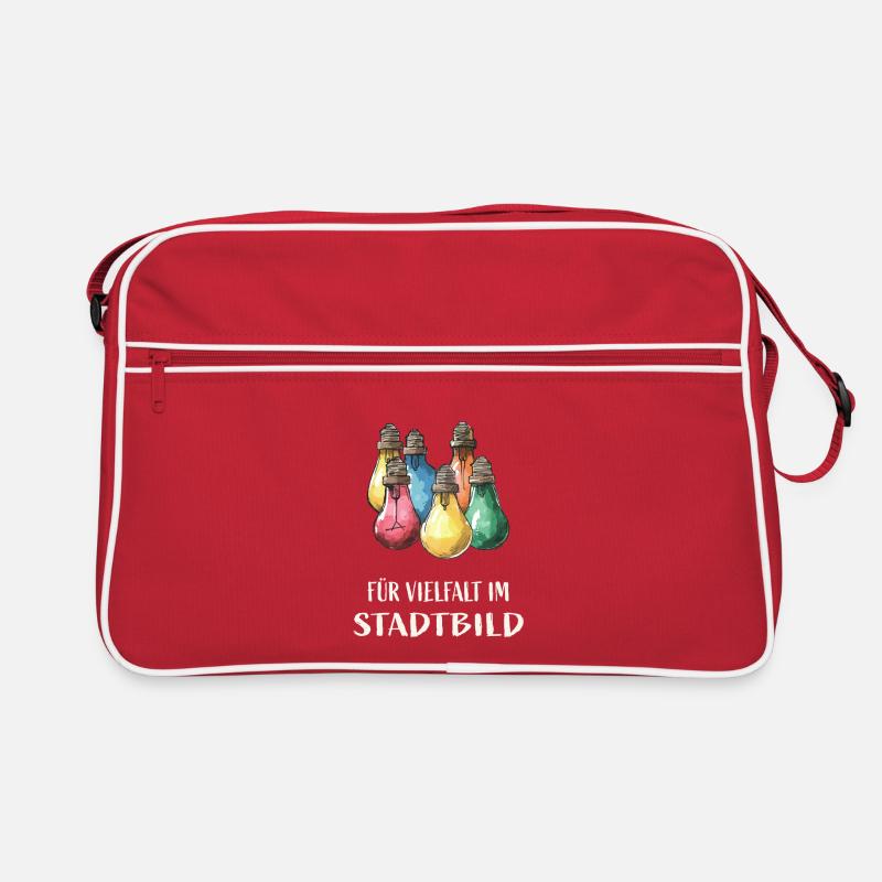 Pour la diversité dans le paysage urbain Sac Retro