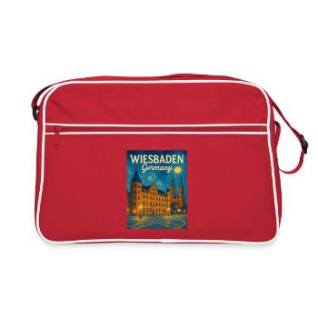 Wiesbaden - Sac Retro - rouge/blanc - Devant