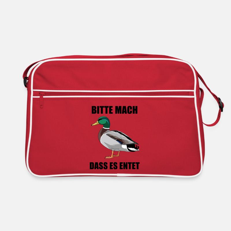 Canard s’il vous plaît Make It Duck en disant des canards drôles Sac Retro
