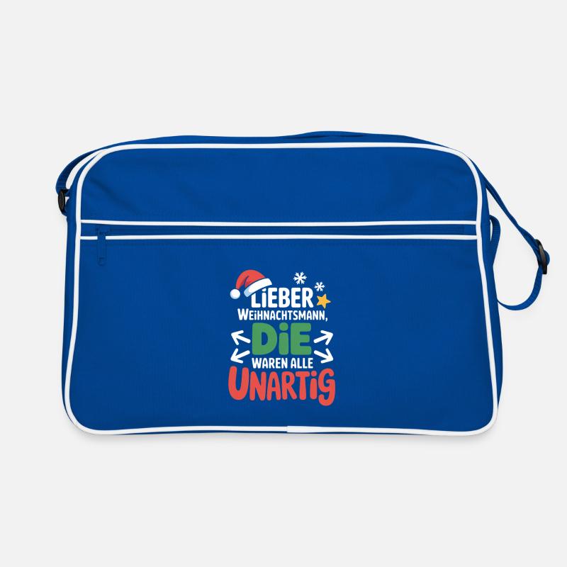 Le Père Noël arrive coquin Sac Retro
