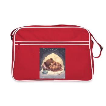 Mode d’hibernation sur Bear Cozy Night - Sac Retro - rouge/blanc - Devant