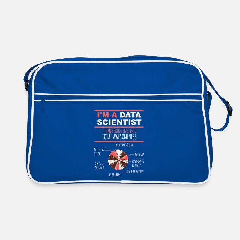 I’m a Data Scientist Boring Info into Awesomeness Retro Tasche