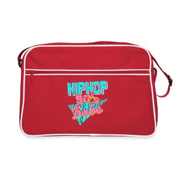 Urban Flow Années 90 Babe Rétro Style Audacieux Vibes - Sac Retro - rouge/blanc - Devant