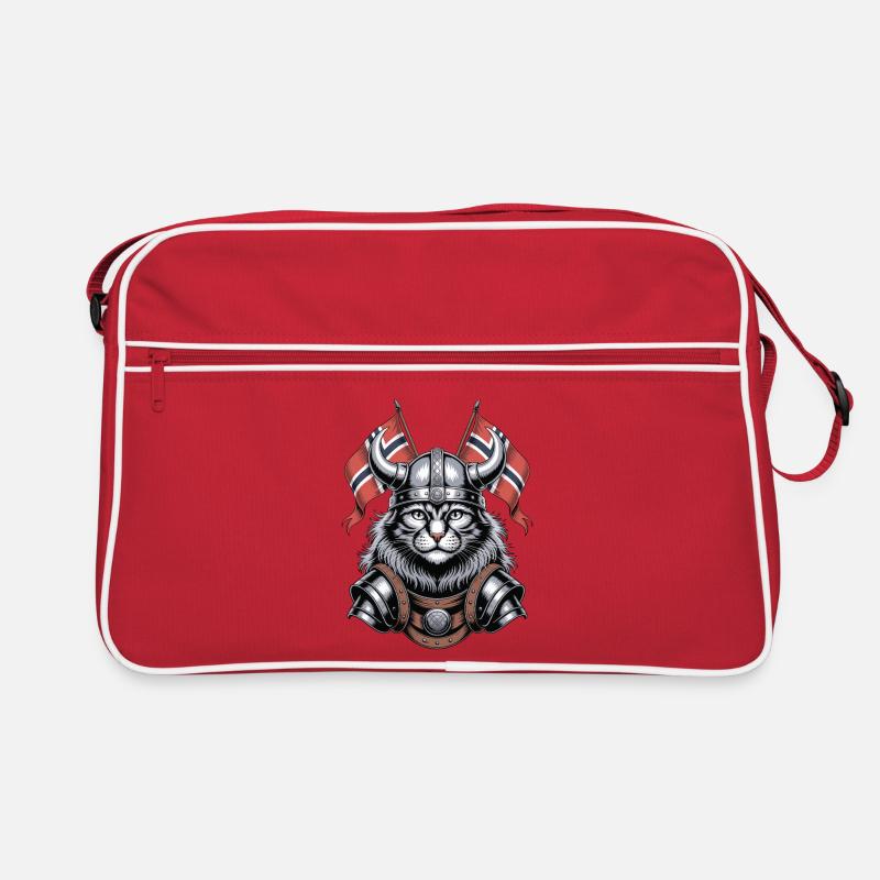 Norway Cat Viking Retro Bag