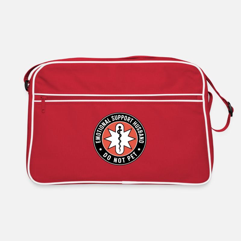 Emotionaler Support Ehemann Nicht Anfassen Retro Tasche