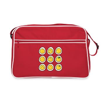 Oeufs russes - Sac Retro - rouge/blanc - Devant