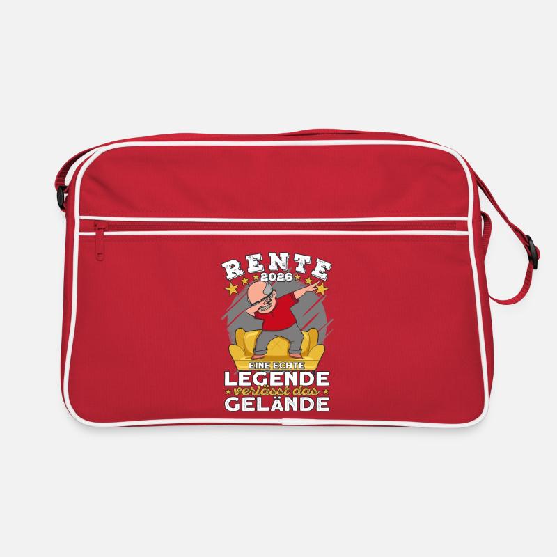 Rentner 2026 Rente Ruhestand Legende Geschenkidee Retro Tasche