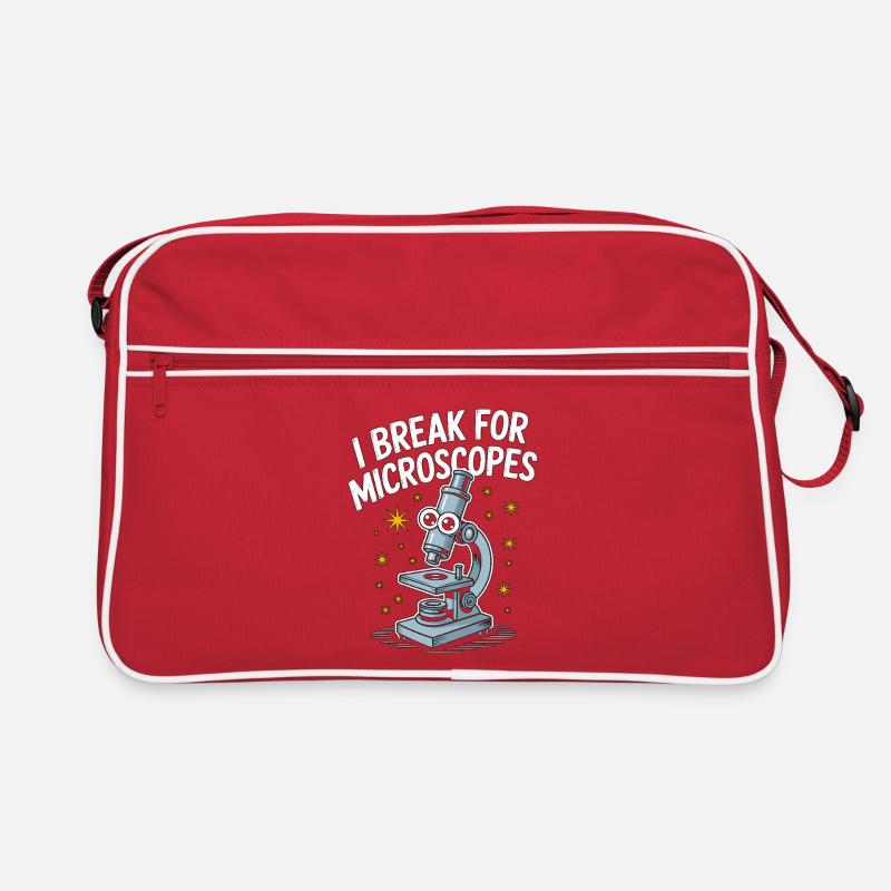 Lab Technician I Break For Microscopes Scientist Retro Tasche
