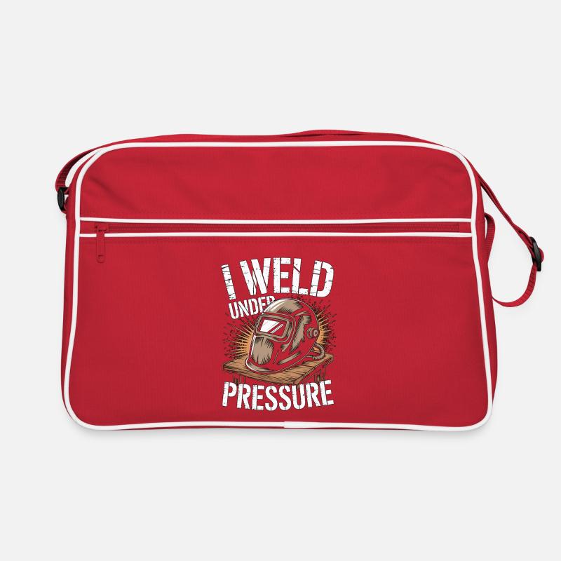 Welder I Weld Under Pressure Mechanic Workshop Retro Bag