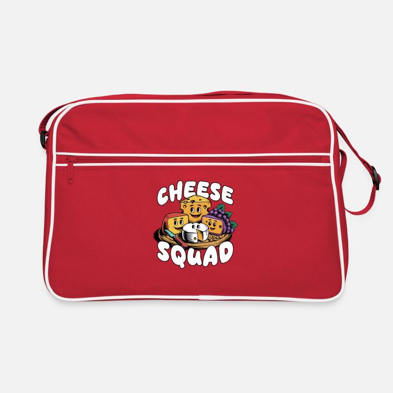 Cheese Squad Cheese Team Cheeses Cheese Plate Retro Bag