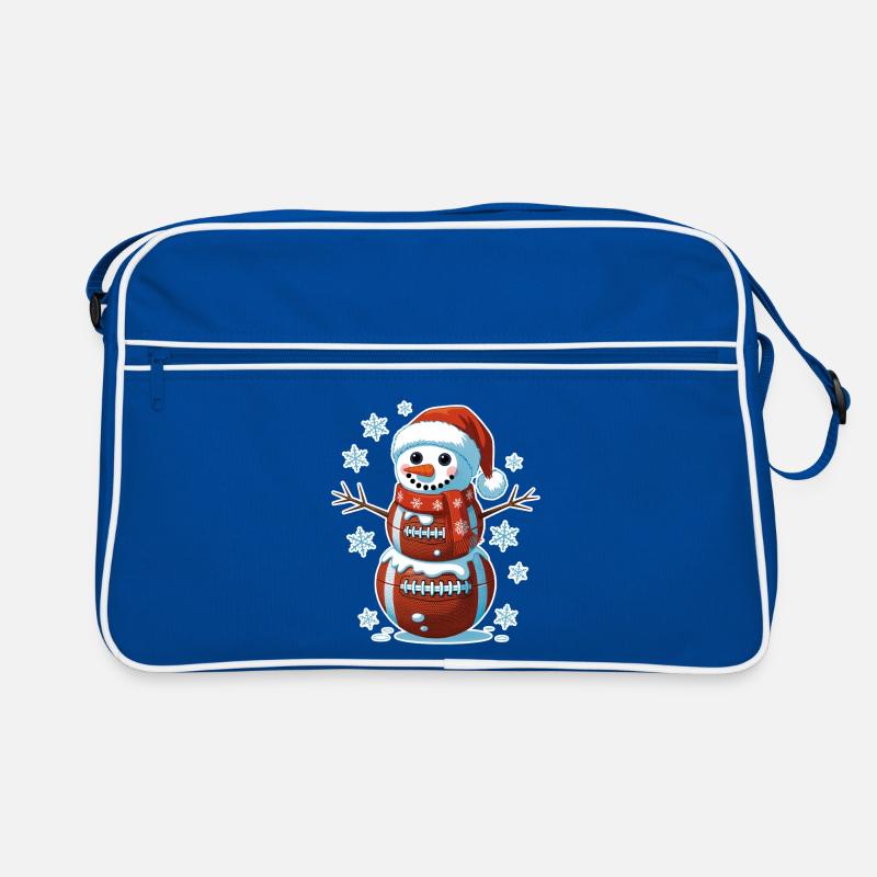 Basketball Snowman Stack Retro Bag