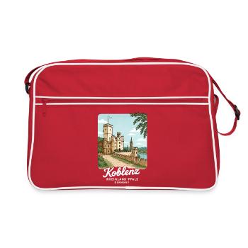 Coblence - Sac Retro - rouge/blanc - Devant
