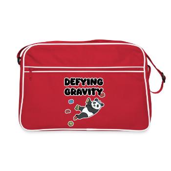 Chill Panda Climbing | Defying Gravity Bouldering - Retro Bag - red/white - Front