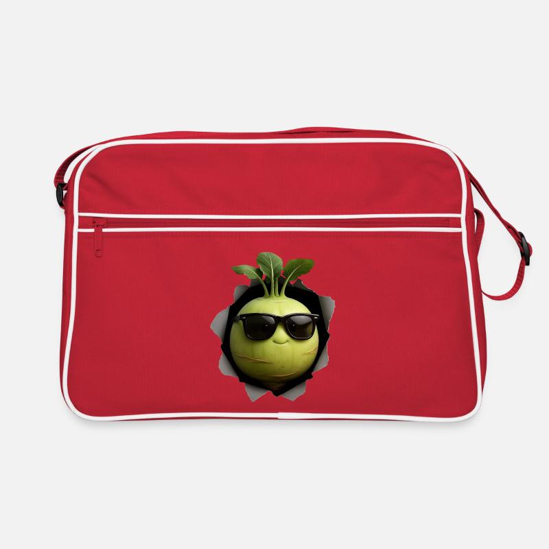 Kohlrabi Retro Tasche
