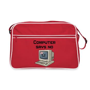 Retro Computer 404 Error - Retro Bag - red/white - Front