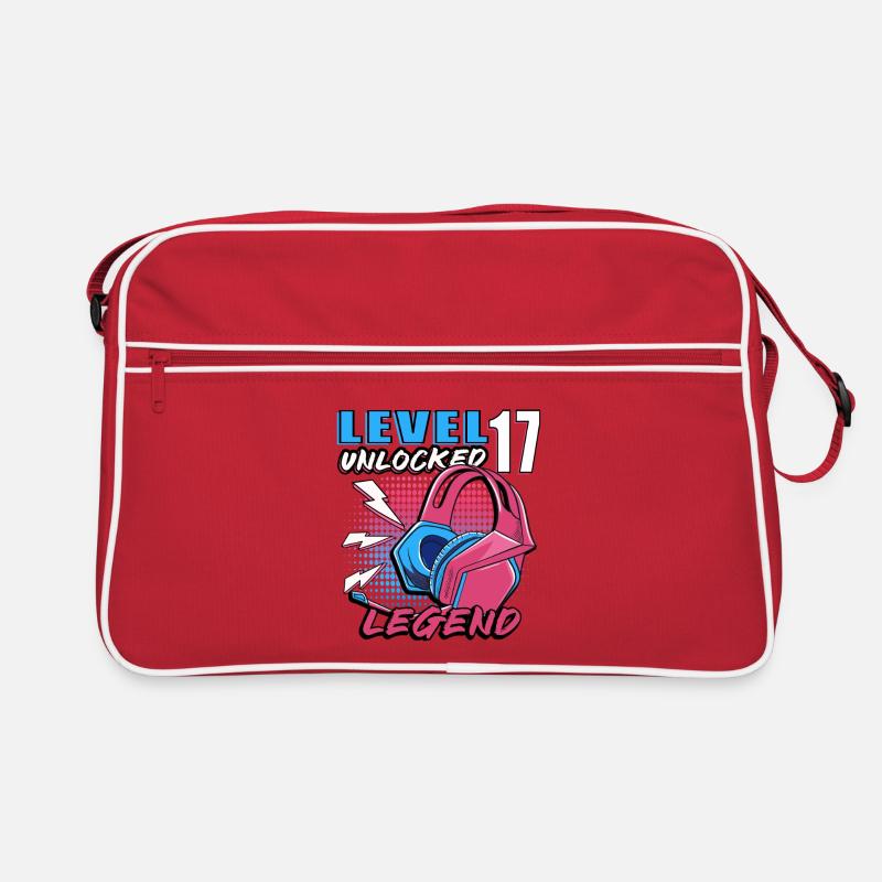 Level 17 Legend Kopfhörer Retro Tasche