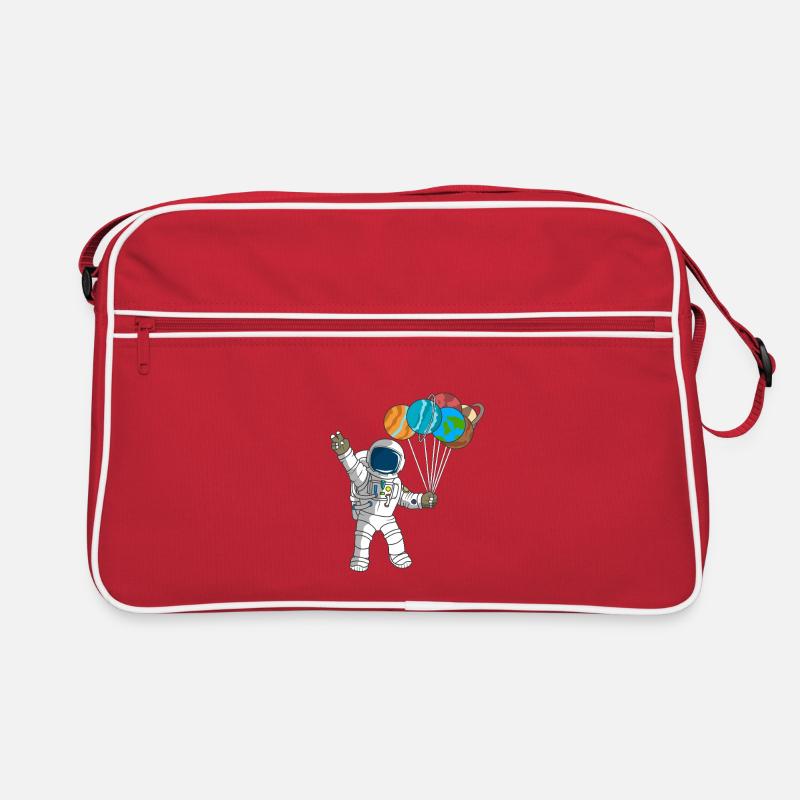 Astronaut Planets Outer Space célébrité du 2e anniversaire Sac Retro