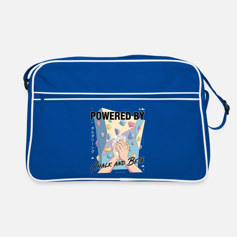 Propulsé par l’escalade de bloc à la craie et bêta Sac Retro