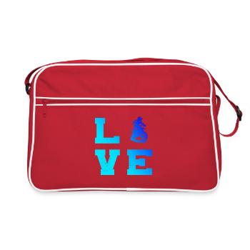 Un incontournable pour le vrai motocross - Sac Retro - rouge/blanc - Devant