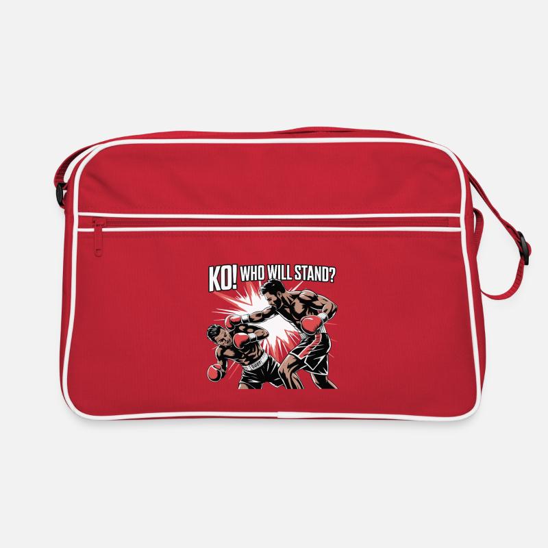 Explosion graphique de boxe par KO Showdown Sac Retro