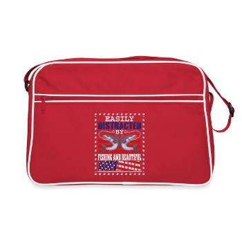 Pêcheurs Pêcheurs Pêcheurs Pêcheurs Pêcheurs Sportifs - Sac Retro - rouge/blanc - Devant