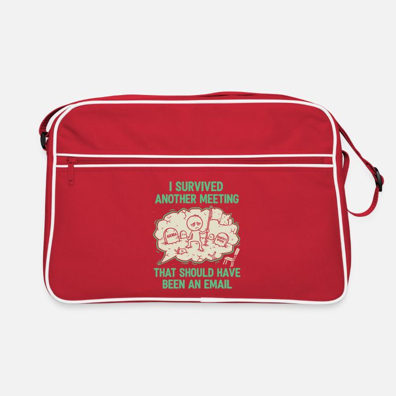 Office - Spruch Retro Tasche