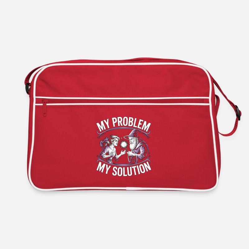 Witchcraft My Problem My Pictogram Dad Spellcaster Retro Tasche