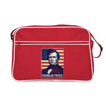 Franklin Pierce Vintage Poster - Retro Bag - red/white - Front