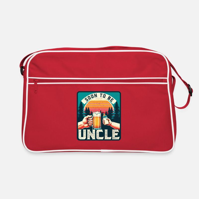 Future & Expectant Uncle, Soon to Be Uncle Retro Bag