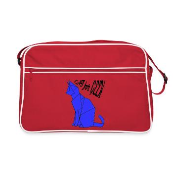 Schrödinger Cat pour Geek - Sac Retro - rouge/blanc - Devant