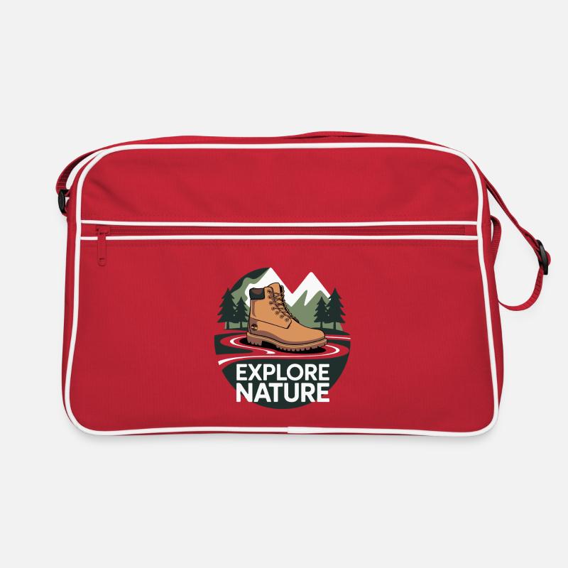 Explore Nature Hiking Boot Retro Bag