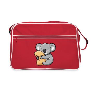 Cuddle chew koala with pillow - Retro Bag - red/white - Front