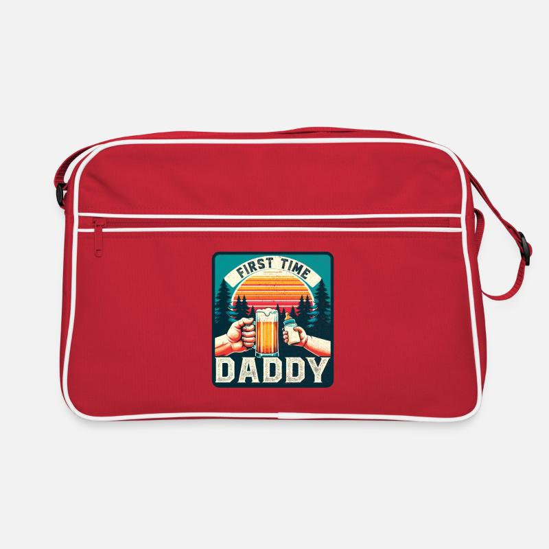 First-time dad, expectant dad, future father Retro Bag