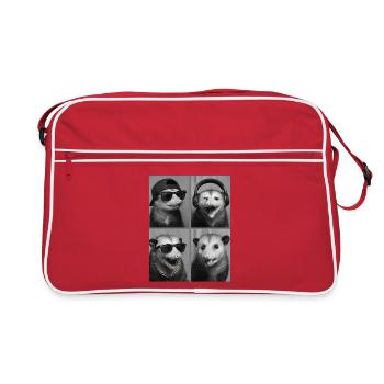 opossum - Retro Bag - red/white - Front