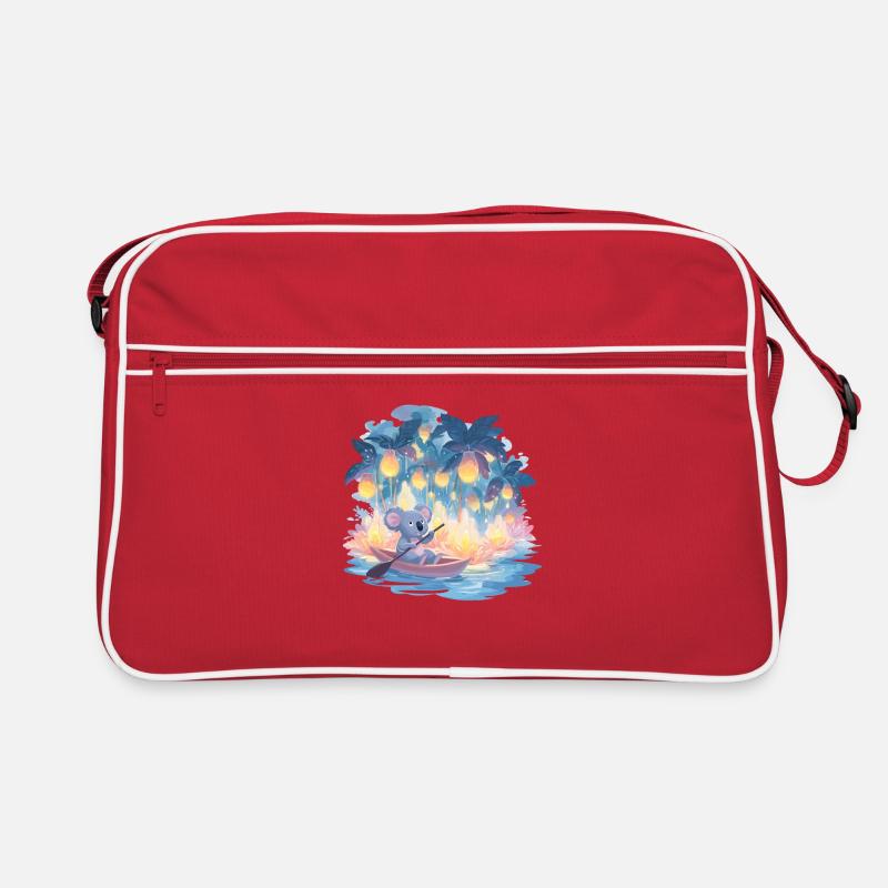Lichterwald Koala Bootreise Retro Tasche