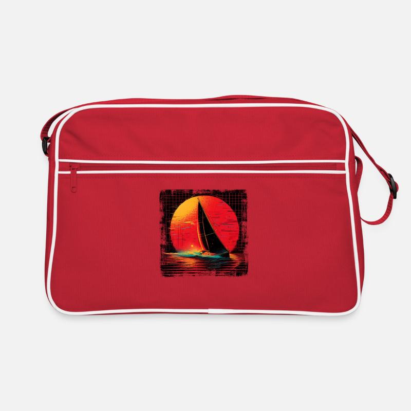90s sailing ship Retro Bag