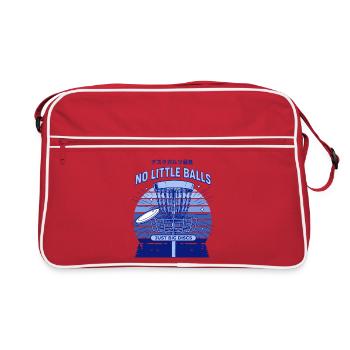 Disc Golf Pas de petites balles, juste de gros paniers à disques - Sac Retro - rouge/blanc - Devant
