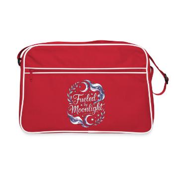 Witchcraft Fueled By Moonlight Sorcery Astrology - Retro Bag - red/white - Front