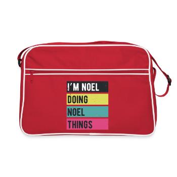 I’m Noel Doing Noel Things Retro Colors - Retro Bag - red/white - Front