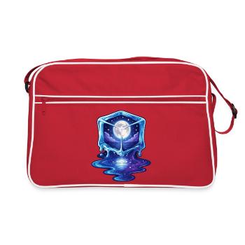 Galaxie cosmique Icecube - Sac Retro - rouge/blanc - Devant