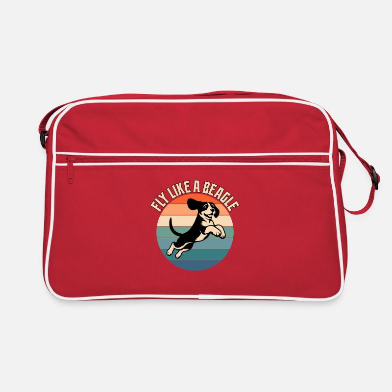 Volez comme un beagle rétro vintage Sac Retro