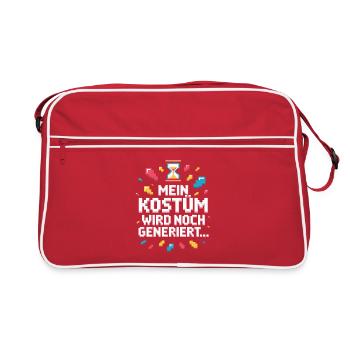 Kostüm Wird Noch Generiert Köln Karneval Fasching - Retro Tasche - Rot/Weiß - Vorne