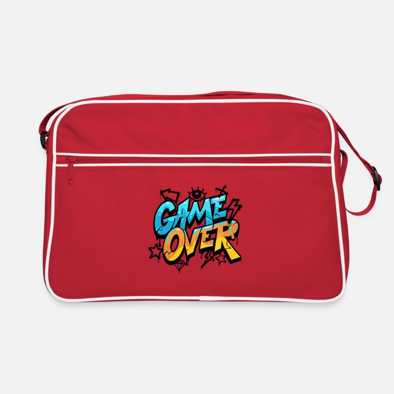 Game Over Graffiti Néon Sac Retro