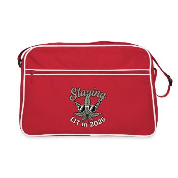  Staying Lit 2026 - Retro Bag - red/white - Front